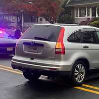 <p>The Honda CRV crashed on Maple Avenue between Ackerman Avenue and Clifton Place in Glen Rock around 7:45 a.m. Tuesday, Nov. 1.</p>