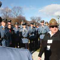 <p>NJ State Troopers on a tour of the West Point campus.</p>