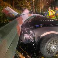 <p>Neither the driver nor the passenger of the 2015 Ford Mustang S550 required hospitalization after the crash on the East Ridgewood Avenue bridge over the Ho-Ho-Kus Brook.</p>