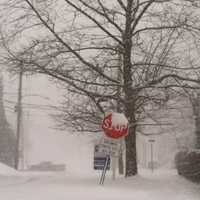 Few Venture Out As Snow Piles Up In Ridgefield