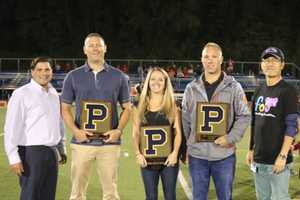 Panas Honors Hall Of Famers At Football Game