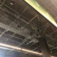 <p>Look up! Cameras track Amazon Fresh shoppers.</p>