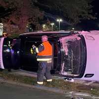 <p>Paramus police, firefighters and EMS responded to the crash on the Midland Avenue exit ramp off northbound Route 17 in Paramus.</p>