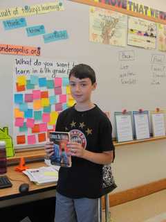 Irvington Sixth-Graders Create Presentations About Books In English Class