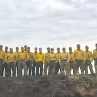 <p>Westport Assistant Fire Chief Michael Kronick fought wildfires with the White Mountain Interstate Fire Crew.</p>