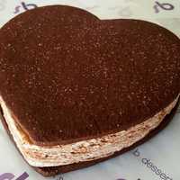 <p>A heart-shaped s&#x27;more cake at Sherry B. Dessert Studio in Chappaqua.</p>