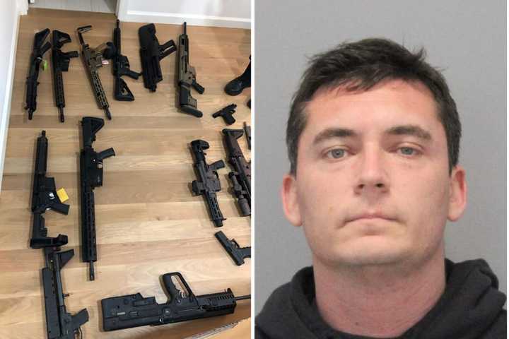 Man Found Housing Over 30 Guns Following Alleged Hewlett Burglary Incident: Police