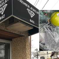 SEE ANYTHING? Front Door Smashed, Hackensack Jewelry Store Burglarized