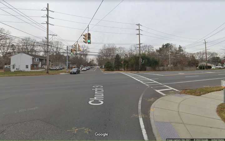 Church Street and Lakeland Avenue in Bohemia