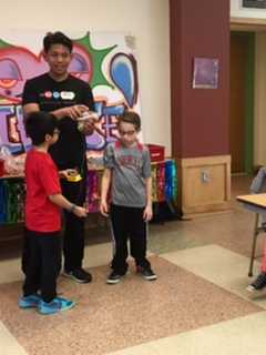 Dows Lane Third-Graders Conduct Experiments During 'Mad Month'