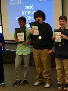 Three Irvington Middle School Students Named Top Chemists In The State