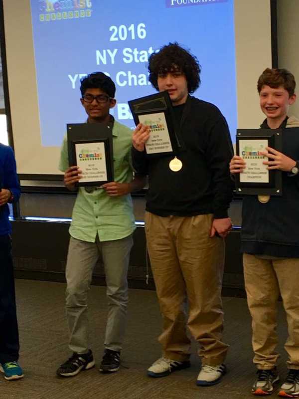 Three Irvington Middle School Students Named Top Chemists In The State