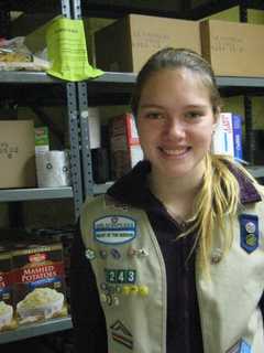 Girl Scout Isabel Anzani's Project Helps Croton-Cortlandt Food Pantry 