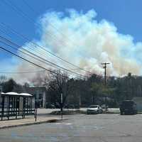 <p>North Jersey&#x27;s largest forest fire in over a decade surged late Thursday, with more than 720 acres burned.</p>