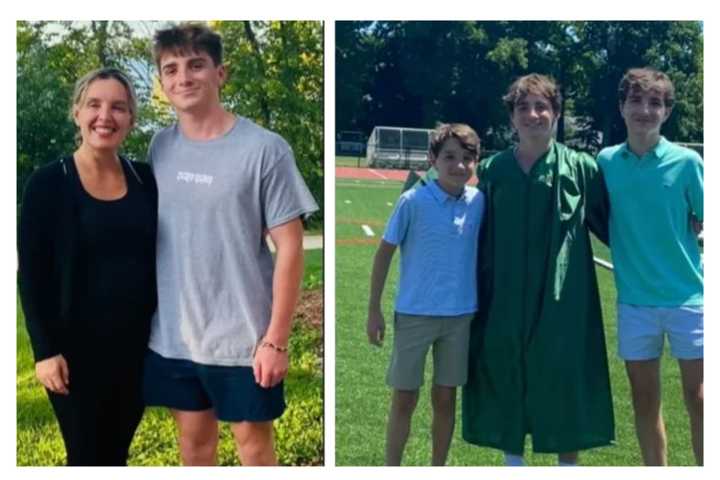 Jake Koch with his family.