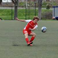 <p>Fairfield Warde&#x27;s Jason Deck, in red, will play on an international field this summer.</p>