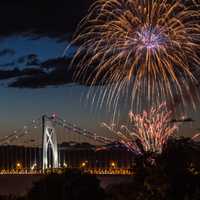 <p>Fireworks in Poughkeepsie.</p>