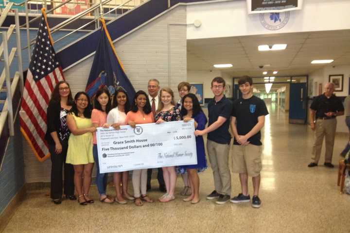 John Jay High School Makes Contribution To Victims Of Domestic Violence
