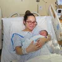 <p>Anthony Josiah Rosa of Stratford was the first baby born at Bridgeport Hospital in 2016.</p>