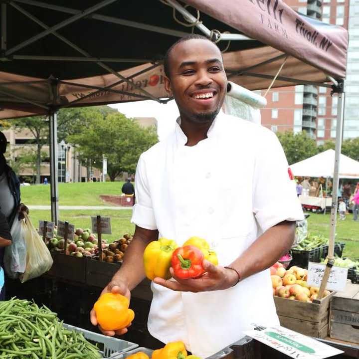 Chef Kimani Hines of Alvin &amp; Friends in New Rochelle.