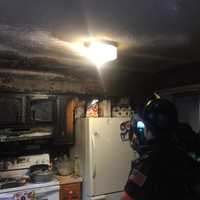 <p>A kitchen fire heavily damaged a Danbury home.</p>