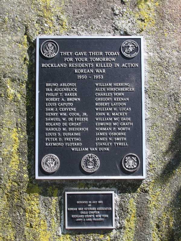 Korean War Service To Honor Rockland Residents Who Gave Their Lives