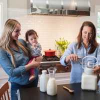 <p>The Frey family uses a butter churn in their kitchen.</p>