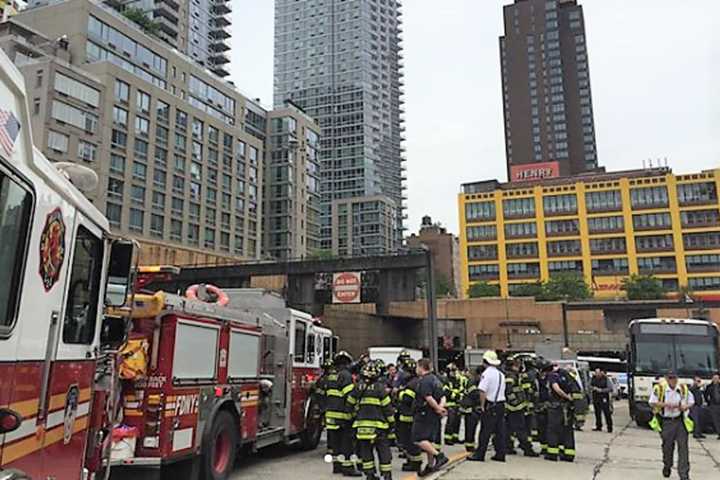 Bergen, Passaic Buses Collide In Lincoln Tunnel, Dozens Injured
