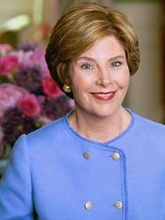 Former First Lady Laura Bush Visits Wyckoff YMCA Tuesday