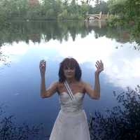 <p>Taken about a block from her home in Lakewood. &quot;Self-Portrait, Cedar Water,&quot; Lake Carolsojo, New Jersey, 2015. Swimming is no longer allowed there.</p>