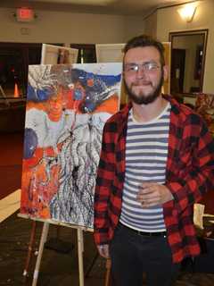 Local Painters Go Easel-To-Easel At Live Art Event In Englewood