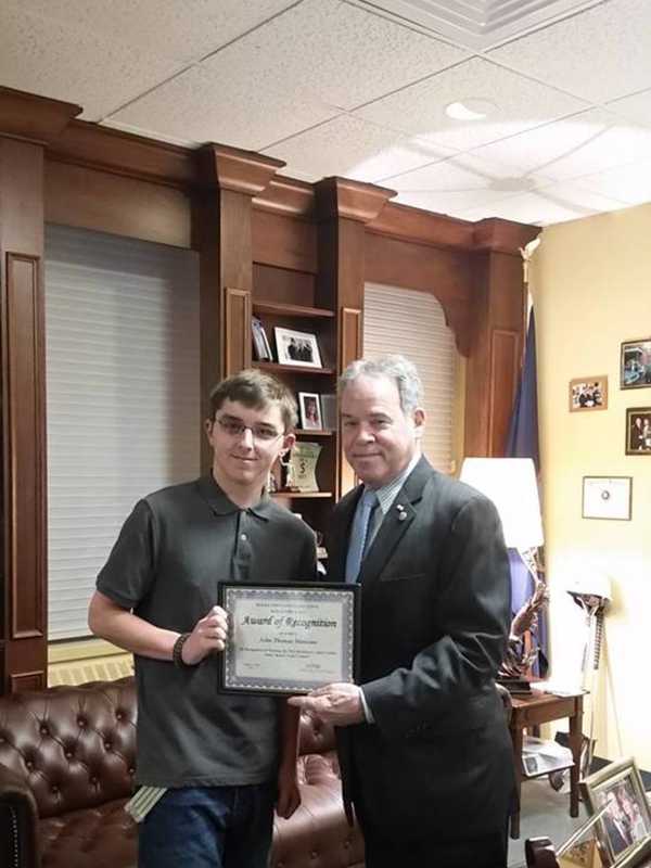 Rockland County Executive Ed Day Honors Clarkstown Student For Logo Design
