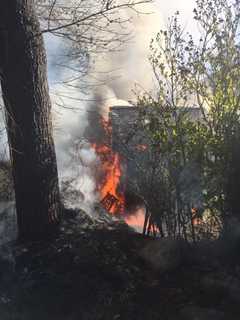 Fireplace Ashes Blamed For Trumbull Brush Firee
