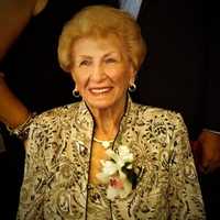 <p>Marge LaBrusciano as she looked on Sunday during her 100th birthday party with friends and family in Larchmont.</p>