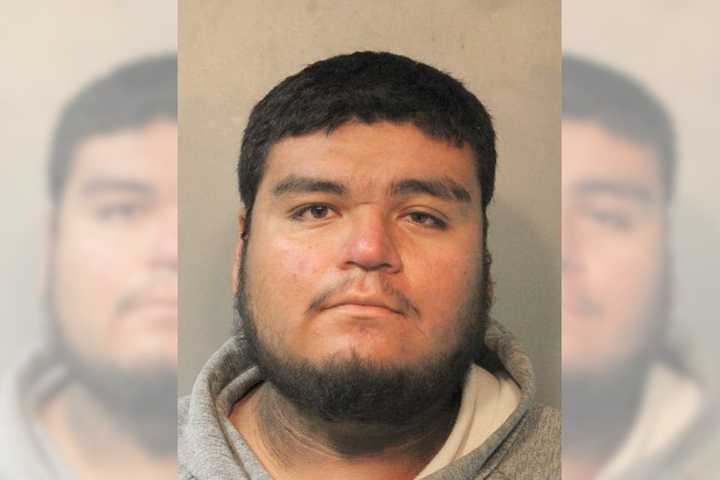 Fuentes Lozano, a 24-year-old West Hempstead man, was arrested after he exposed himself and touched his genitals in front of three teen girls, police said.