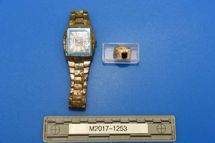 A watch and ring were among the skeletonized remains found in Yonkers.