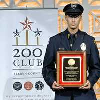 Lyndhurst Police Officer Shot At By Enraged Resident Receives Bergen 200 Club's Highest Honor