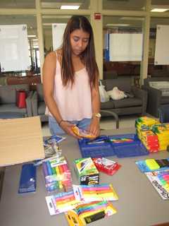 Mamaroneck College Student Helps Organize School Supply Drive