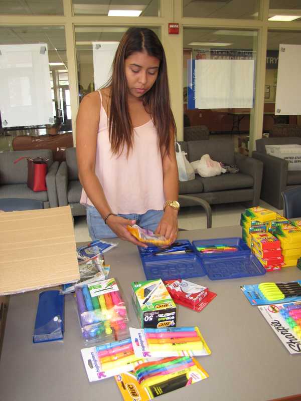 Mamaroneck College Student Helps Organize School Supply Drive