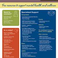 <p>Here are resources in Connecticut to support mental health.</p>