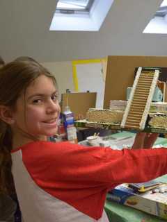 Main Street Students Construct Buildings Inspired By Mexican Architecture