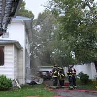 Fire Across From Maywood Firehouse Quickly Extinguished (Of Course)