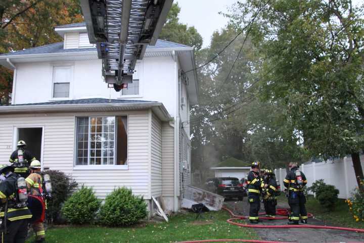 Fire Across From Maywood Firehouse Quickly Extinguished (Of Course)