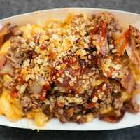 <p>Mac Truck, now with a stationary Wayne location, sells the ultimate comfort food -- mac and cheese. This incarnation is bacon cheeseburger mac and cheese.</p>