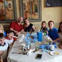 <p>Family time at Mario&#x27;s Pasta Cucina in Stony Point.</p>