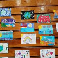 <p>Poster made by children in the East Ramapo School District express their dreams for humanity and ideas for saving the planet. They  were displayed at a celebration of civil rights icon Martin Luther King Jr.&#x27;s legacy in Spring Valley.</p>