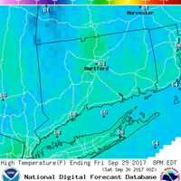 Cool Temperatures, Rain Expected This Weekend In Bridgeport