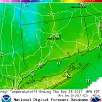 Temperatures To Cool To Seasonal Levels This Weekend In Bridgeport
