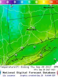 Temperatures To Cool To Seasonal Levels This Weekend In Shelton