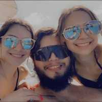 <p>Jose Gale Aliaga with &quot;girlfriends&quot; Angelica McIntosh, 26, and Anne Lollar, 31.</p>